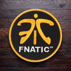 Parche termoadhesivo / con velcro bordado con el emblema de Fnatic de la organización Cybersport